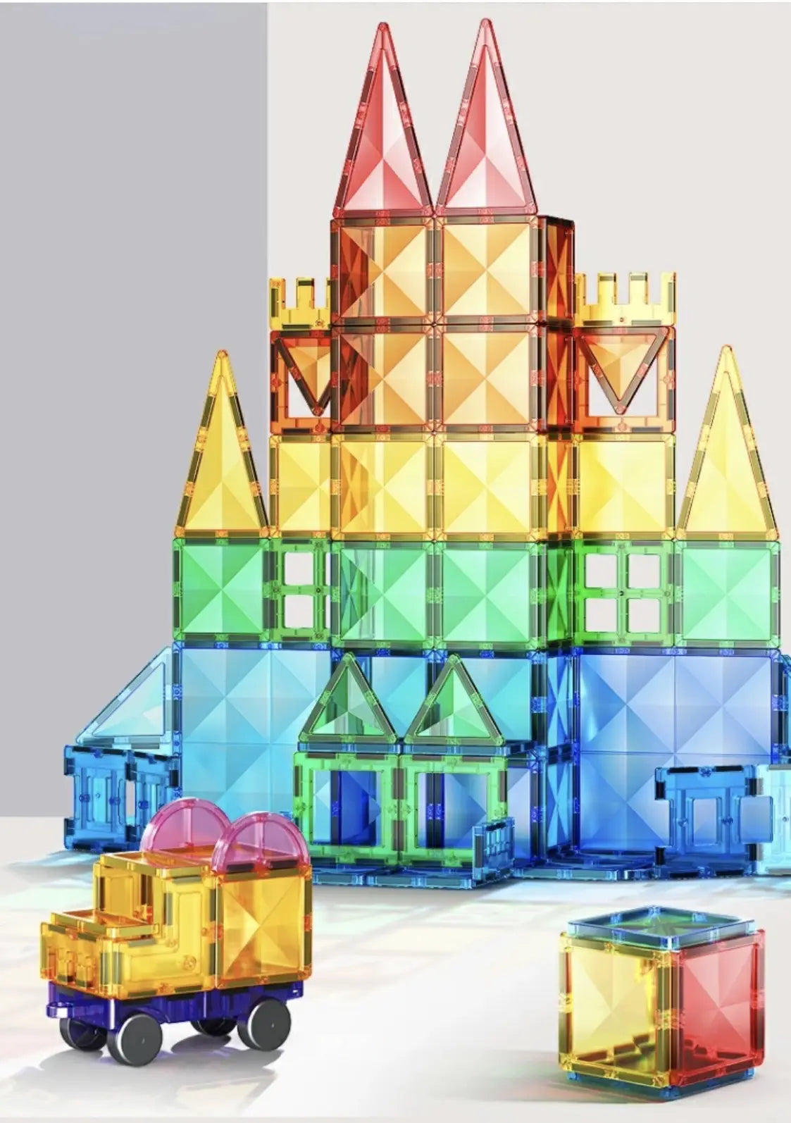 3D Premium Magnetic Building Tiles 100 Pieces