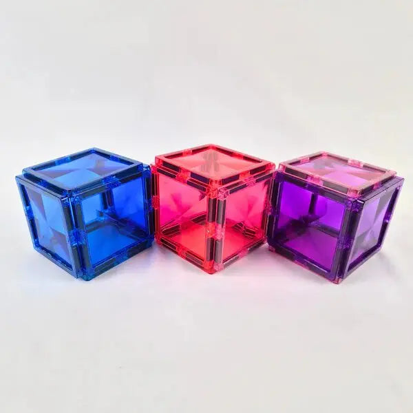 3D Magnetic Building Tiles 40 Pieces